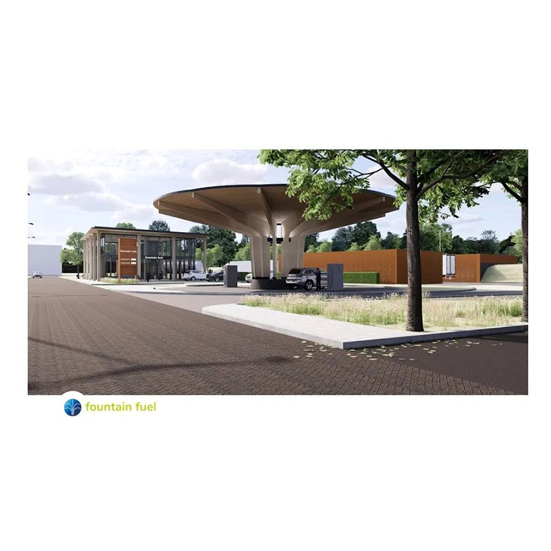 Fountain Fuel has opened its first integrated power station in the Netherlands, providing both hydrogen and electric vehicles with hydrogenation/charging services 