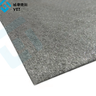 Flexible titanium felt