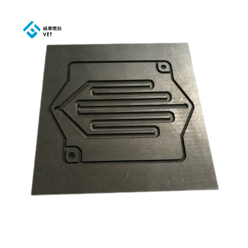High conductivity graphite bipolar plates for hydrogen fuel cells