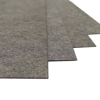 High efficiency fuel cell titanium felt