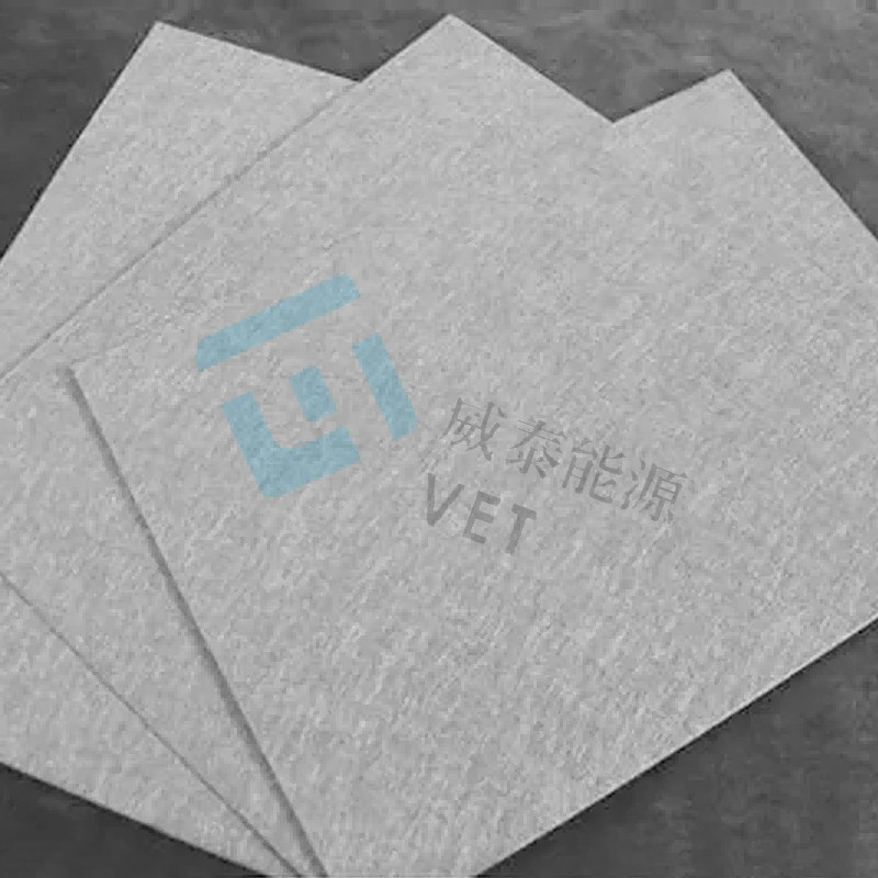 High porosity titanium fiber felt hydrogen fuel cell gas diffusion layer