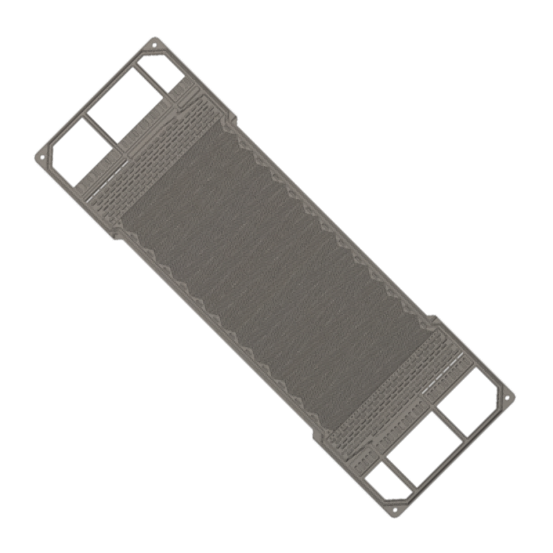 Hydrogen fuel cell accessories Metal baffle Fuel cell bipolar plate