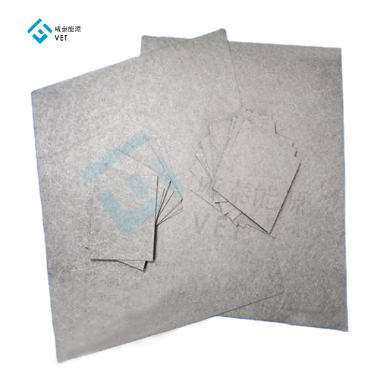 Customizable fuel cell high performance titanium felt
