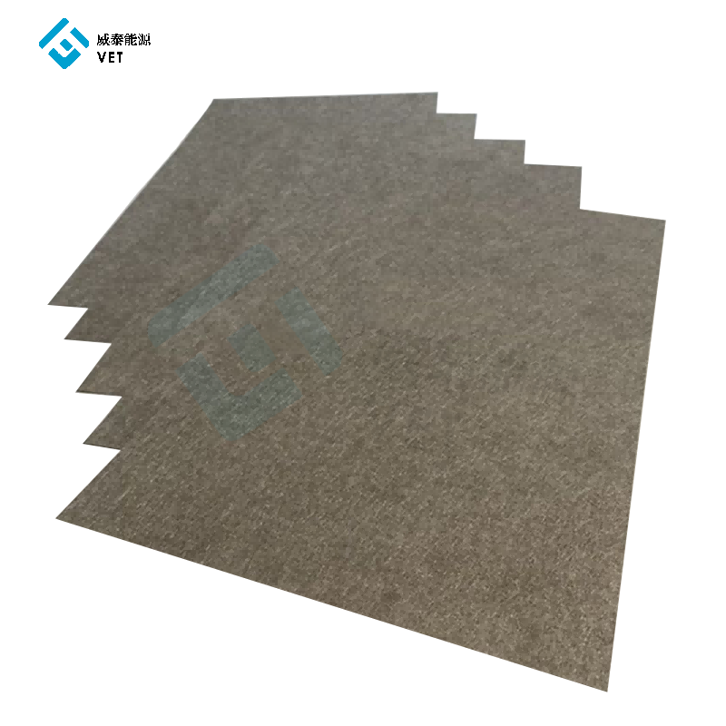 Long life corrosion resistant titanium felt