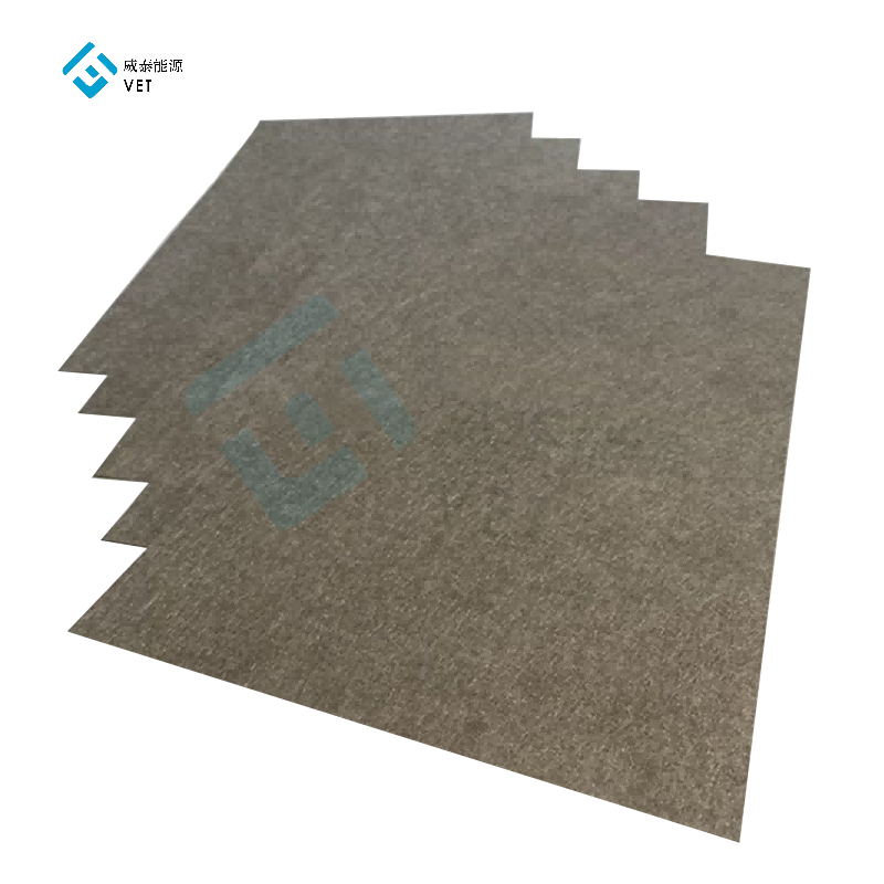 Fuel cell high performance and durability of titanium felt