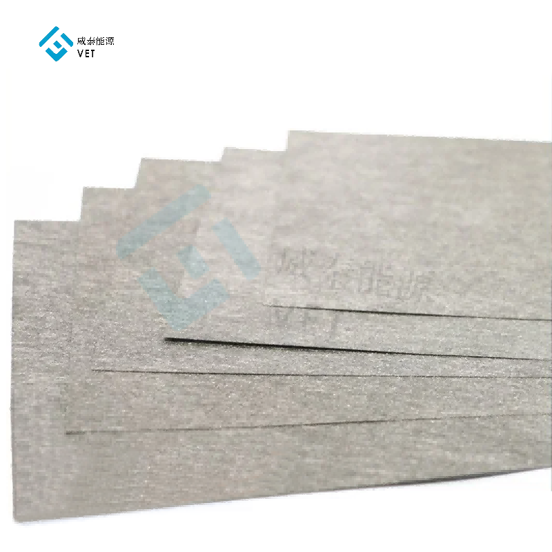 Titanium felt for fuel cell hydrolysis components
