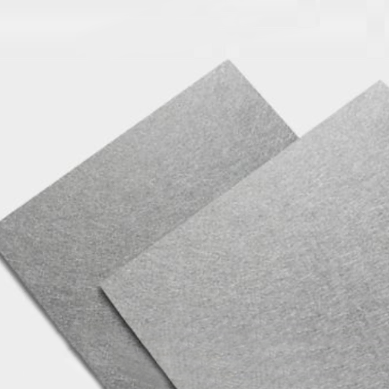 Titanium fiber sintered mat platinum-coated gas diffusion mat hydrogen fuel cell titanium fiber mat